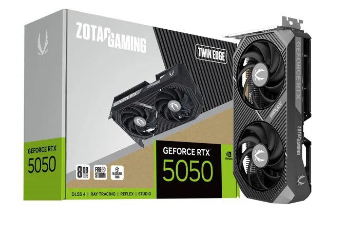 Gráfica ZOTAC GeForce® RTX 5050 Twin Edge 8GB GDDR7 DLSS4