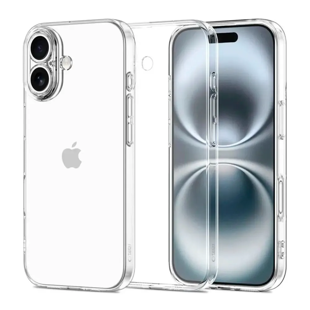 Capa Tech-Protect iPhone 17 FlexAir Transparent
