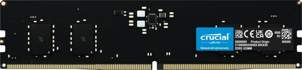 Memória RAM Crucial DDR5 4800MHz PC5-38400 8GB CL40