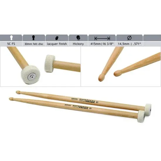 Rohema PAR BAQUETAS Kombisticks 5C FS