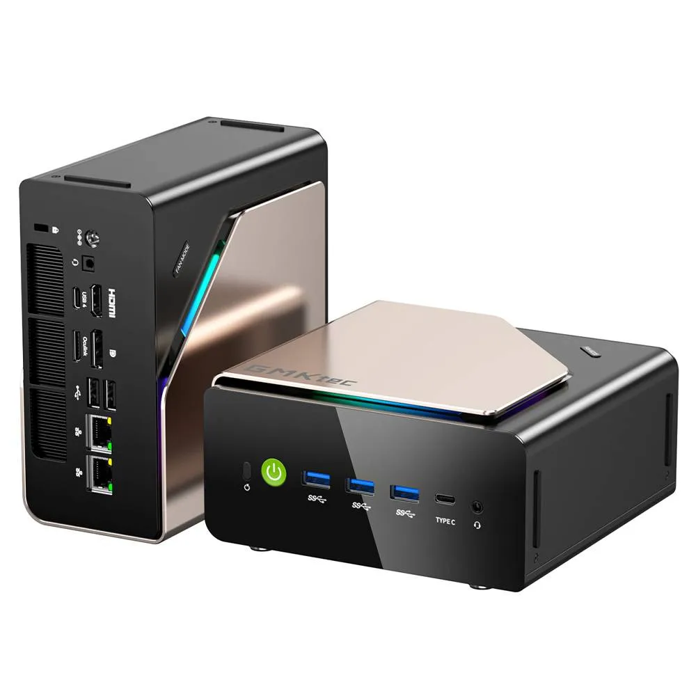Mini PC GMKtec EVO-T1 AI c/ Porta OCuLink Intel Core Ultra 9 285H | 64GB RAM | SSD 1TB | Arc 140T | Windows 11 Pro