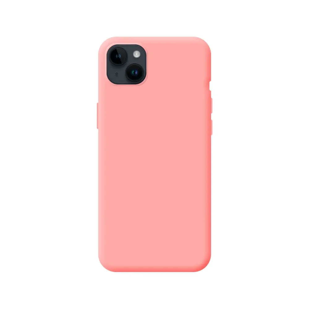 Capa de Silicone iPhone 15 Plus Rosa