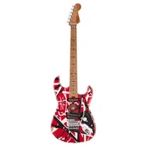 EVH Striped Series Frankenstein Frankie Vermelho / Branco / Preto
