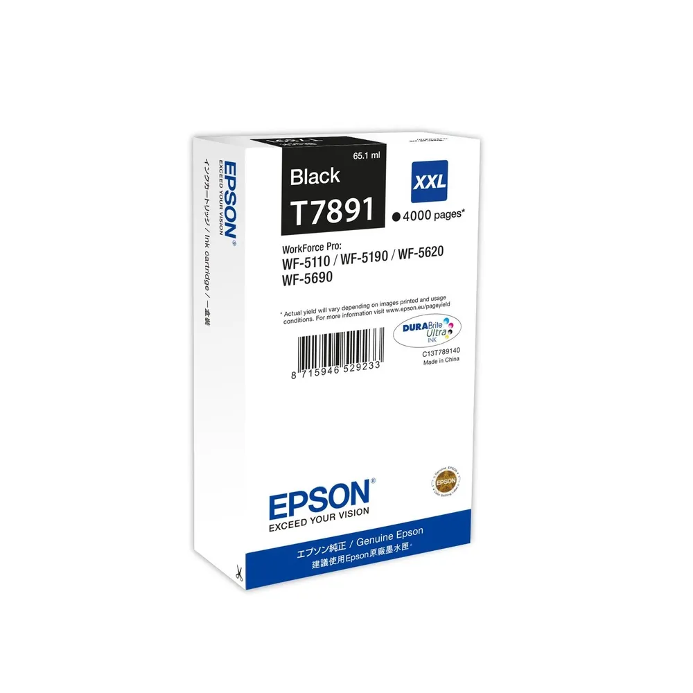 Tinteiro XXL 4000p WF-5xxx (Preto) – EPSON
