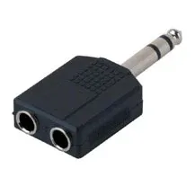 Ficha adaptadora Alpha Audio 191617 JackST/2xJackST stereo