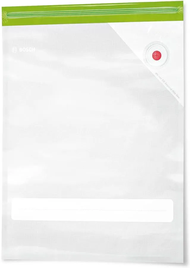 Sacos de Vácuo BOSCH MSZV0FB3 Sous Vide (Pack de 10 sacos)