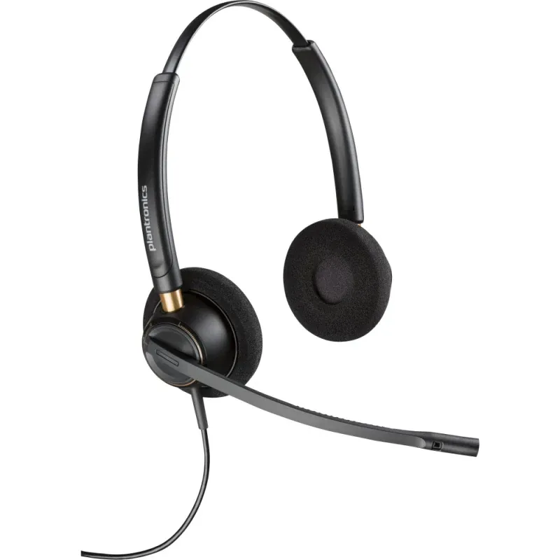 Auscultadores binaurais Poly EncorePro 520 com Quick Disconnect (para EMEA)