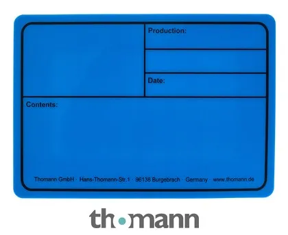 Stairville Tourlabel 177x127mm Blue