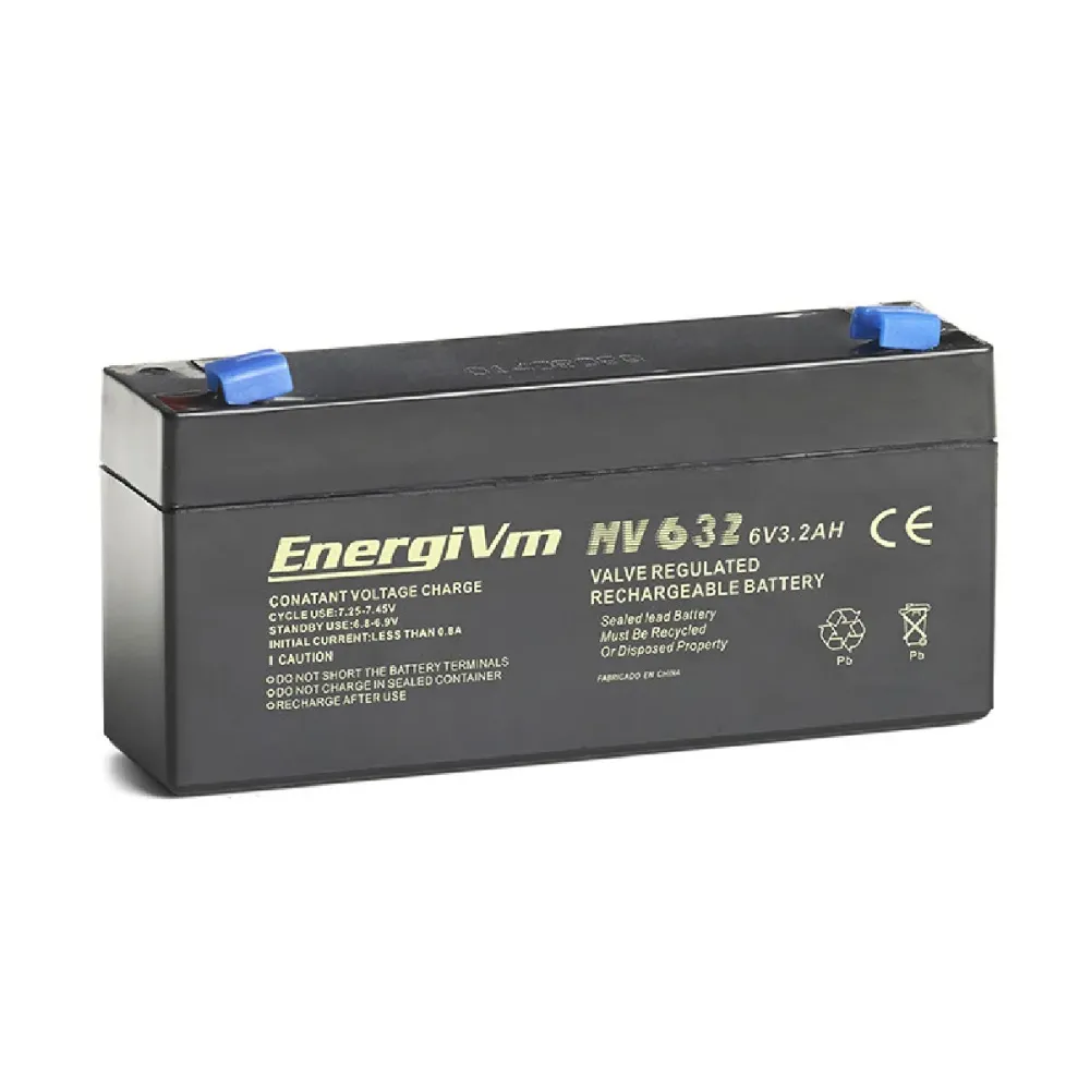 Bateria Chumbo EnergiVM 6V 3.2Ah MV632