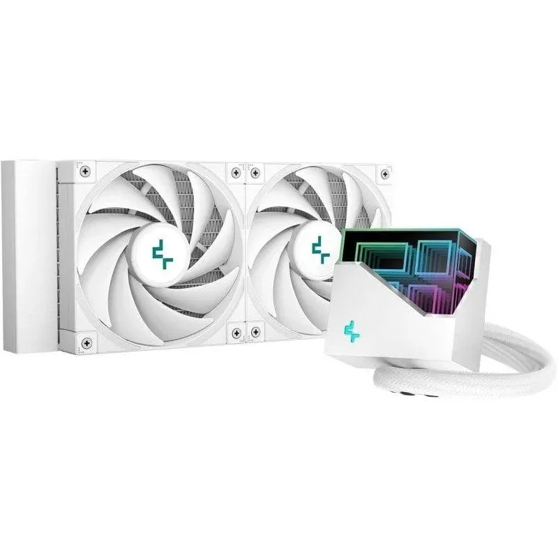 Refrigeração Líquida DeepCool LT520 240mm 2 Ventoinhas Brancas RGB