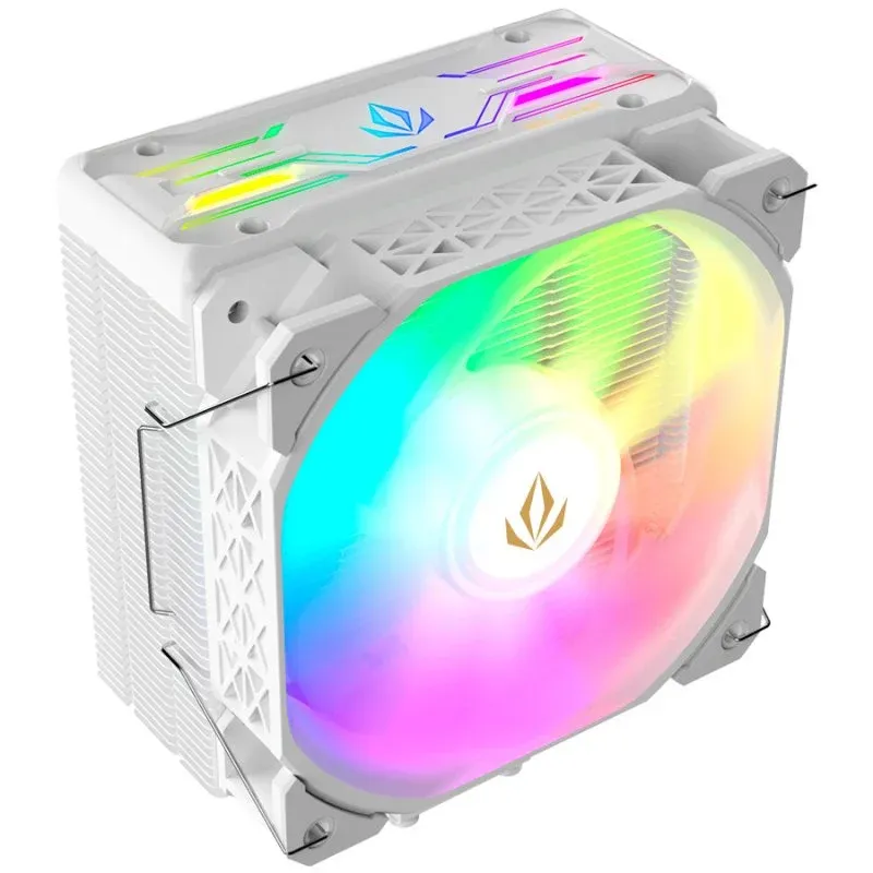 Cooler CPU Forgeon Air Solarian Cooler 4Pipes White ARGB 120mm