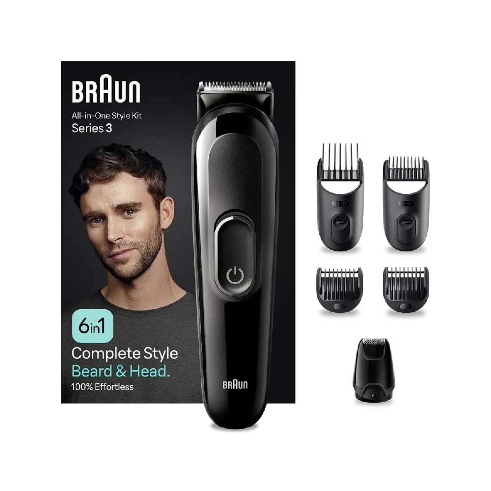 Aparador Corporal Braun Multigroom All-in-One 6 em 1 S3 MGK3410