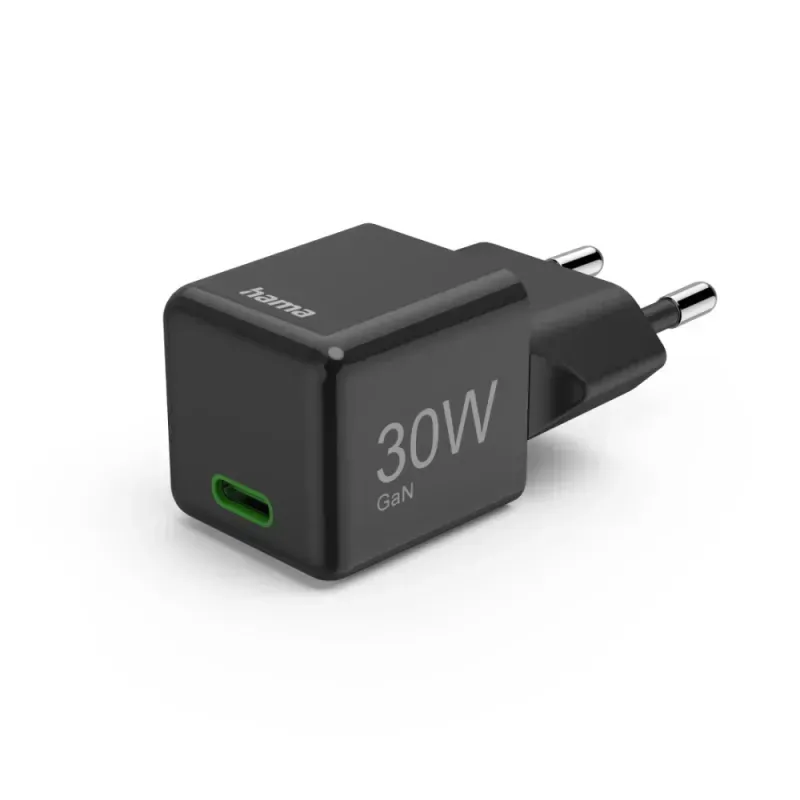 CARREGADOR HAMA SuperMini-charger USB-C 30W Black