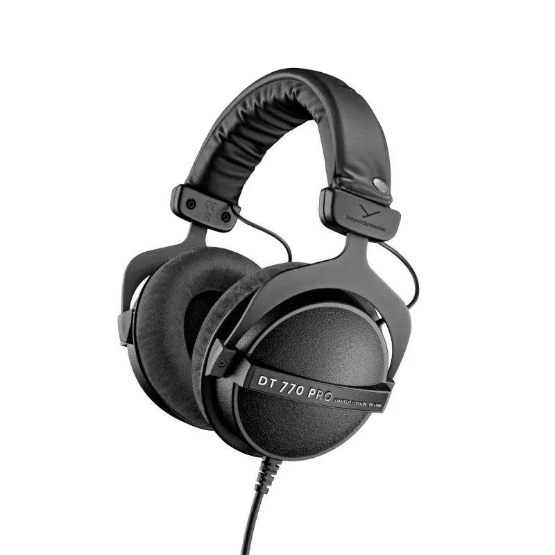Beyerdynamic DT 770 PRO 80 OHM Auscultadores com Cabo para Cenário/Estúdio Pretos