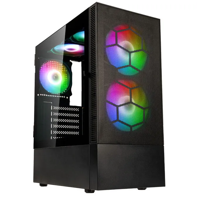 Caixa ATX Kolink Observatory MX Mesh ARGB Preto