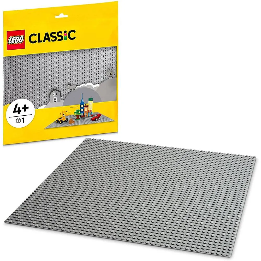 LEGO Classic: Placa de Construção Cinzenta | Idades 4+ | 1 Peça | Item 11024