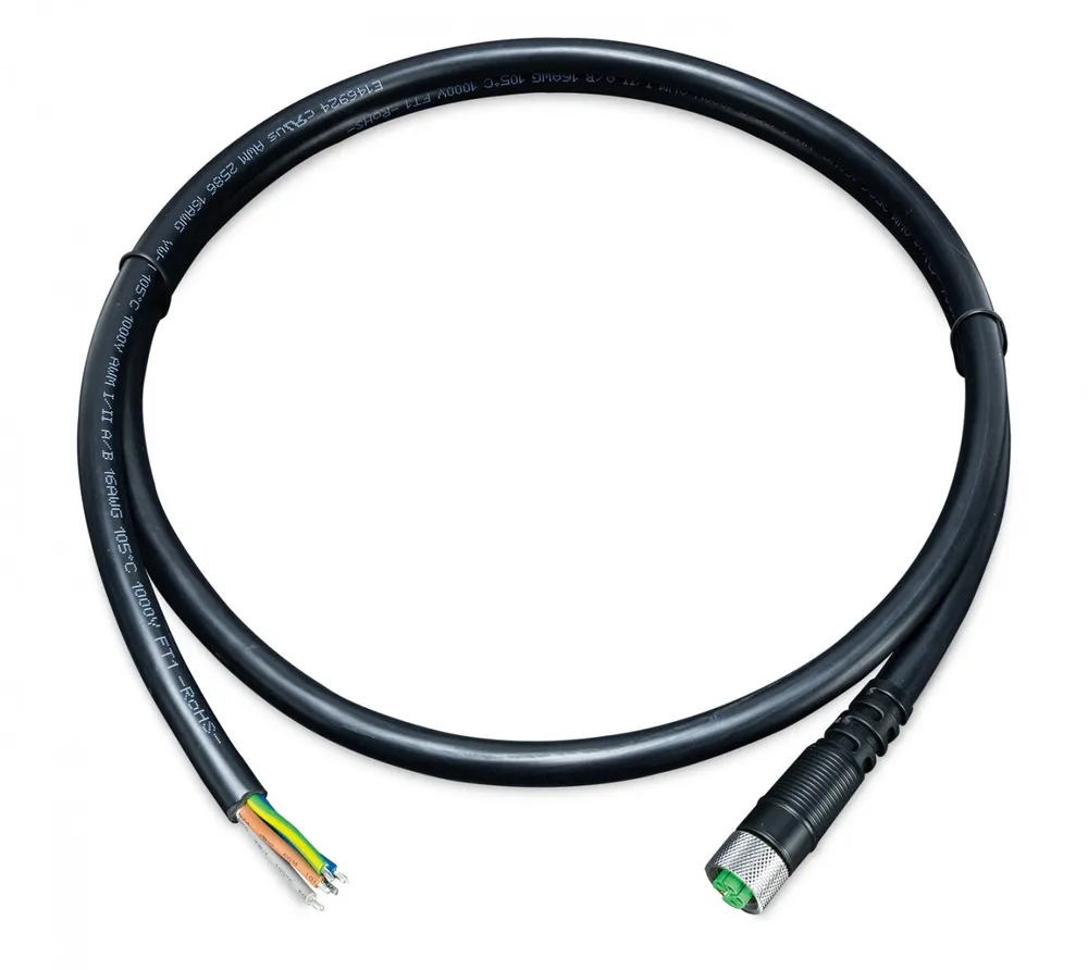 PLANET M12 K-Coded 5-Pin Female to bare end power CB-M12K5FF-150