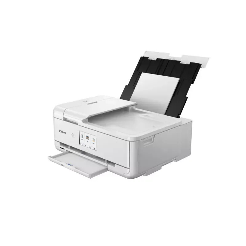 Canon PIXMA TS9551Ca - Impressora multi-funções - a cores - jacto de tinta - A4 (210 x 297 mm), Legal (216 x 356 mm) (original) - A3 (media) - até 15 ipm (impressão) - 200 folhas - USB 2.0, LAN, Wi-Fi(n) - branco