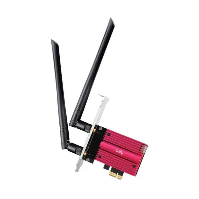 Placa de Rede Cudy WE9300 PCI Express 5765 Mbit/s Wi-Fi 7 Tribanda Bluetooth 5.4