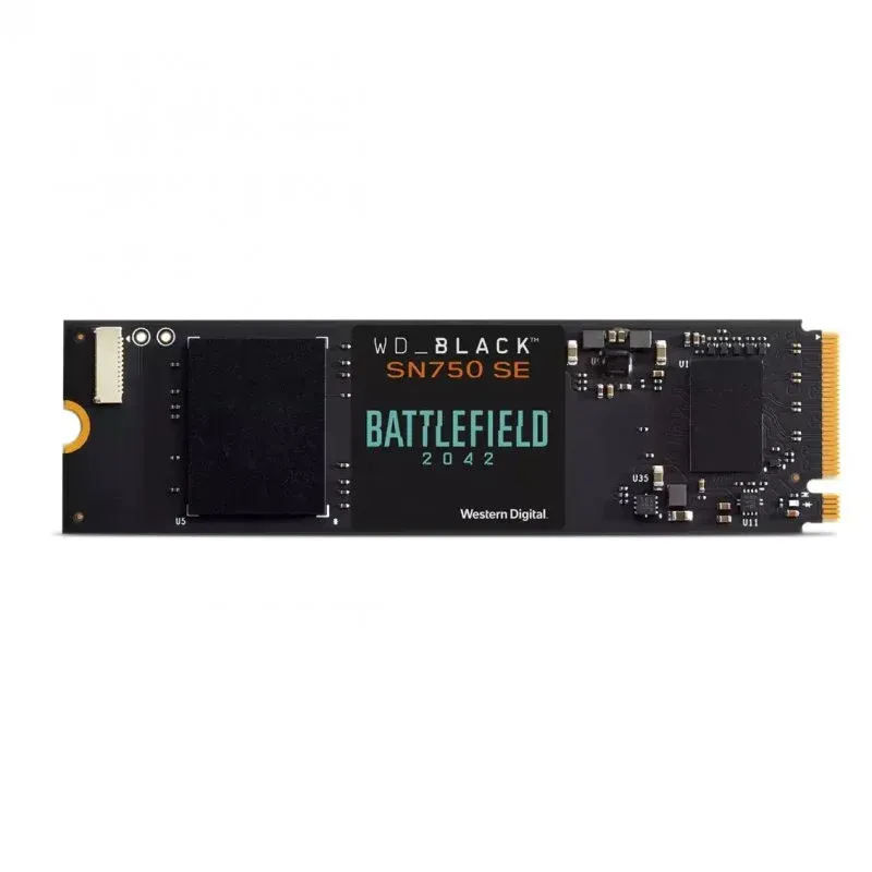 Disco Rígido WD BLACK SN750 500GB SE NVMe SSD Battlefield 2042 PC Game Code Bundle