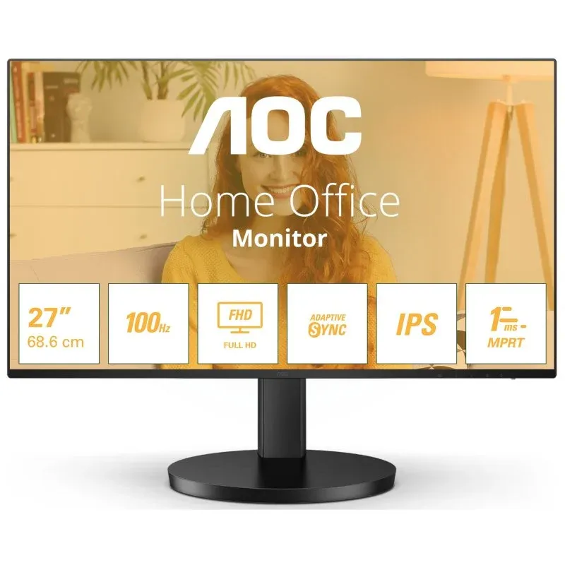 Monitor AOC 27" 27B3HA2 IPS FHD 100Hz 1ms