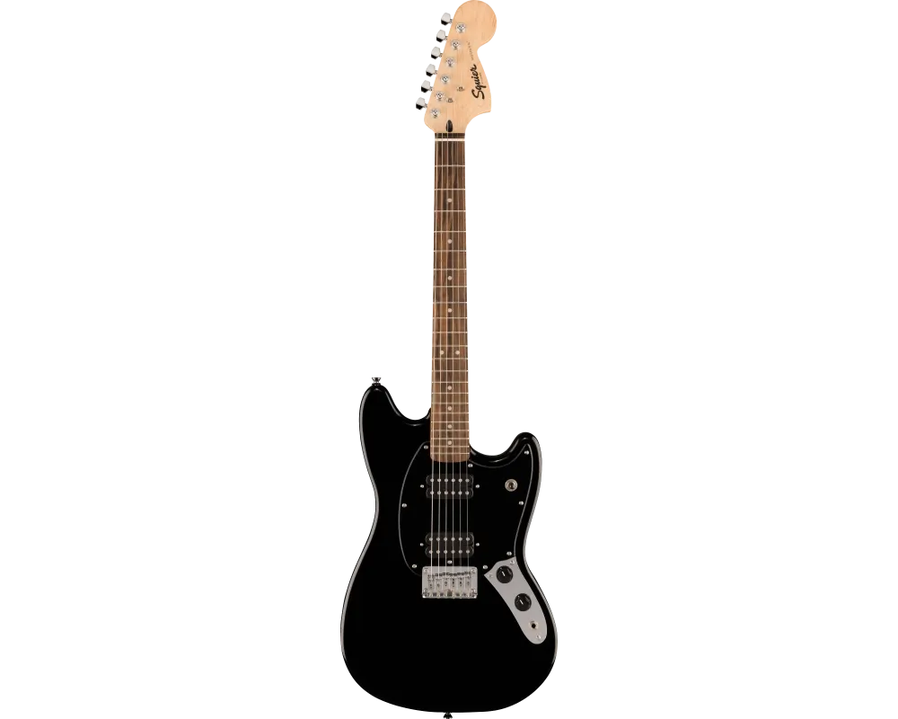 Squier by Fender FSR Sonic Mustang HH MN LRL BPG Black