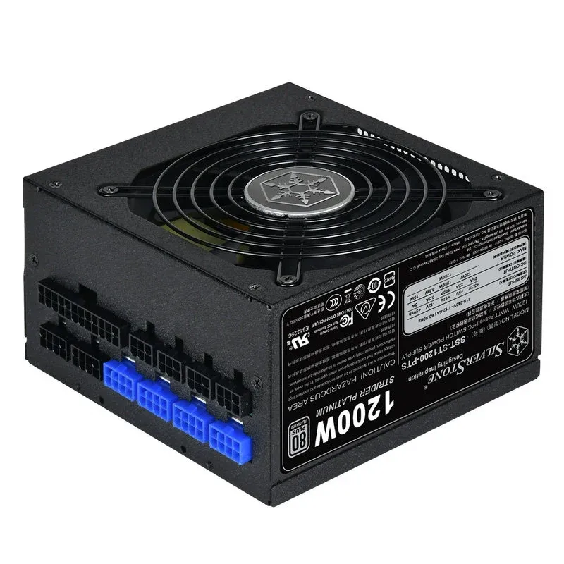 Fonte Alimentação SilverStone ST1200-PTS 1200W 80 Plus Platinum Modular