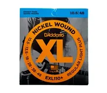 Jogo de Cordas Guitarra Elétrica D'Addario EXL110+ 010,5-048