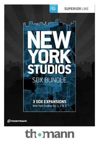 Toontrack SDX New York Studios Bundle