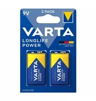 Pilha Varta 9V 6LP3146 Longlife Power 2 UN