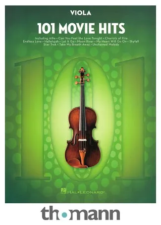 Hal Leonard 101 Movie Hits for Viola
