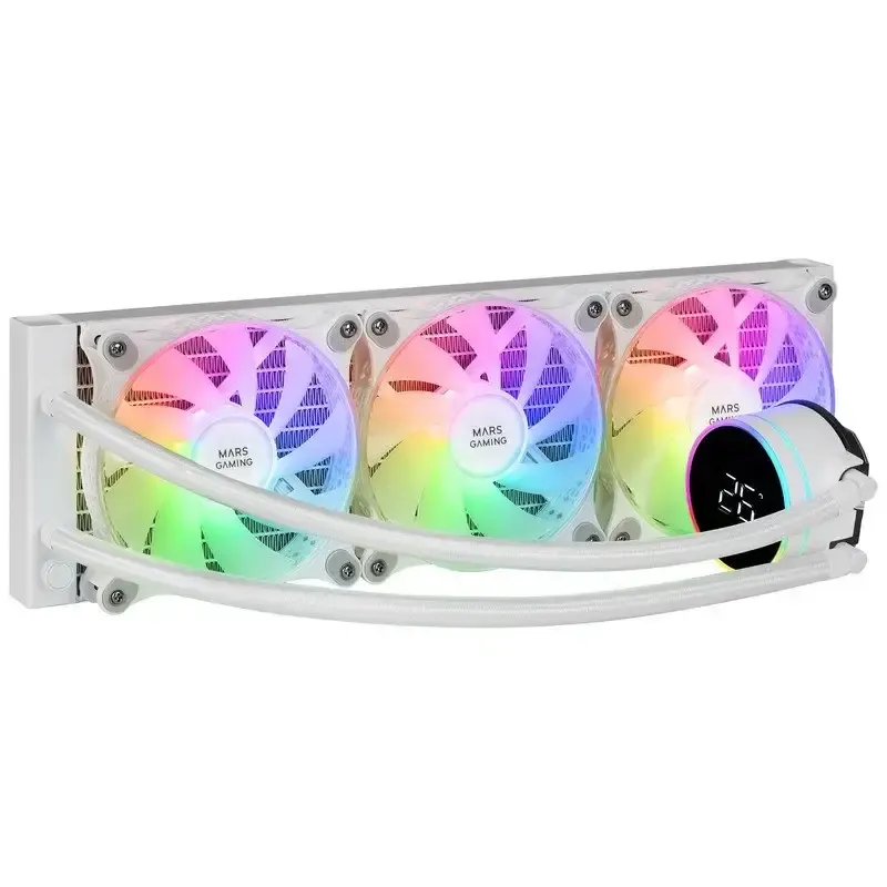 Water Cooler CPU Mars Gaming ML-LCD360 360 ARGB All-In-One 360mm Branco