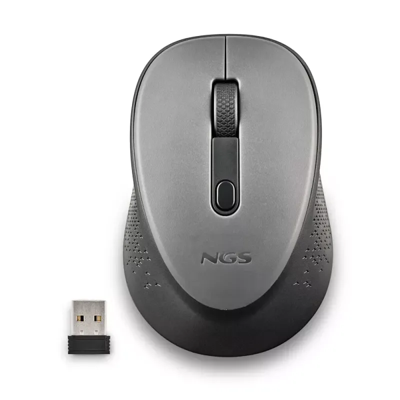 Rato Wireless Silent Mouse 2.4GHZ - Gray