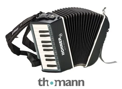 Hohner XS Accordion Piano grey