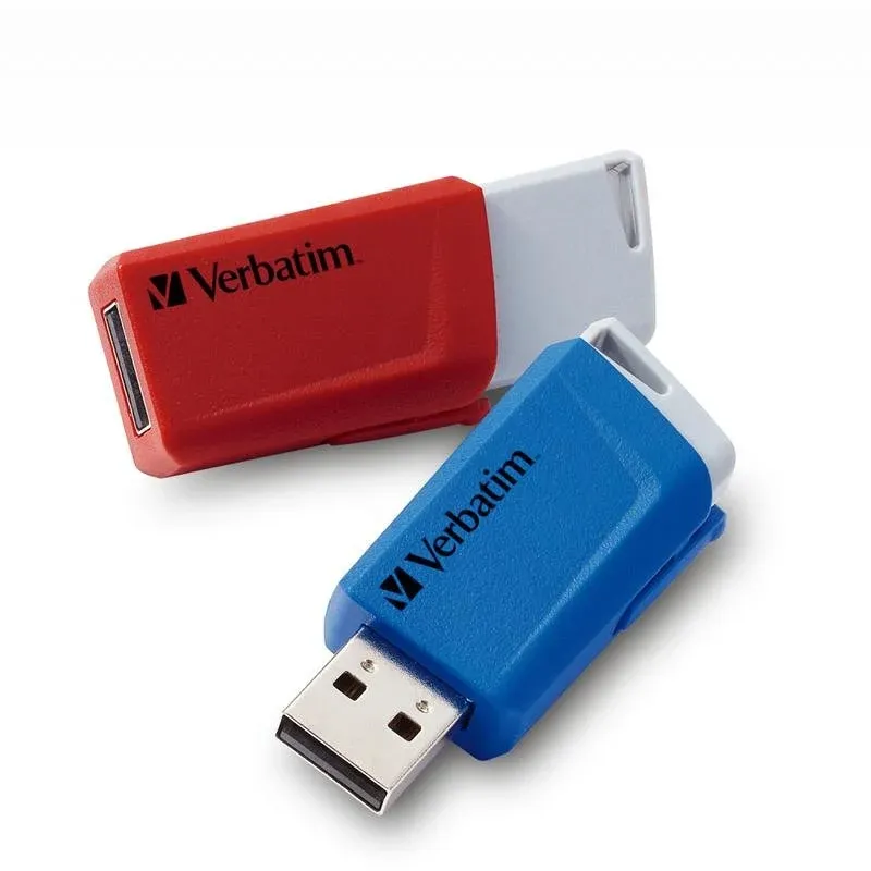 Pen Drive Pen USB Verbatim Store 'n' Click 32 GB Vermelho e Azul USB 3.2 Gen 1