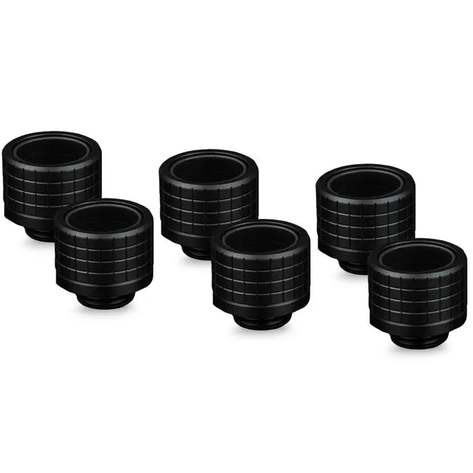 Thermal Grizzly DeltaMate Fitting - HT16 Preto (Pack 6)