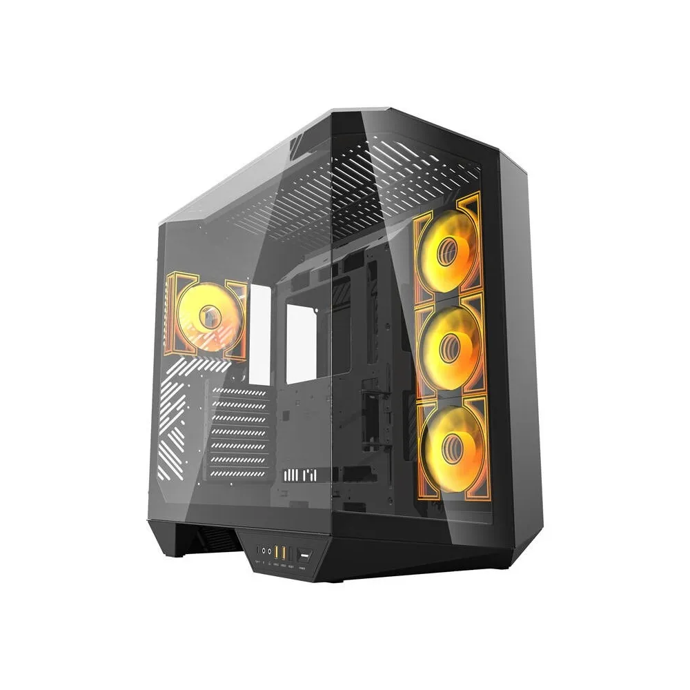 Caixa ATX DY470 + 4 Ventoinhas (Preto) - DARKFLASH