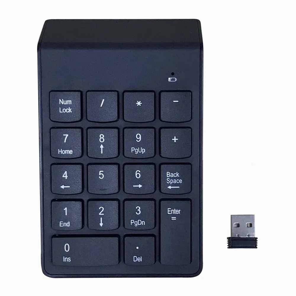 Keypad Gembird KPD-W-02 Numérico Wireless Preto
