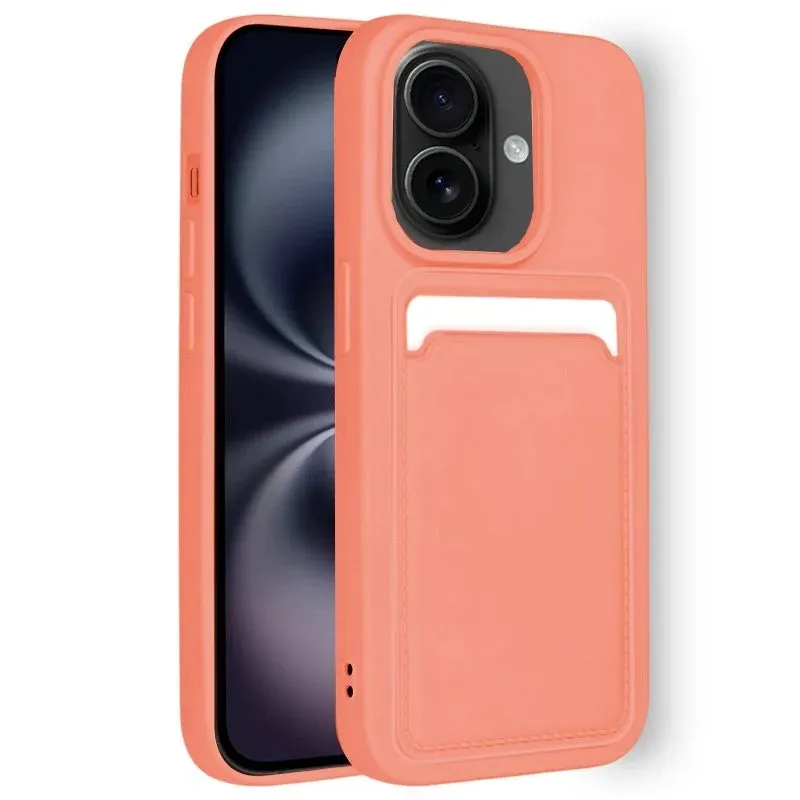 Capa de cartão COOL para iPhone 16 rosa