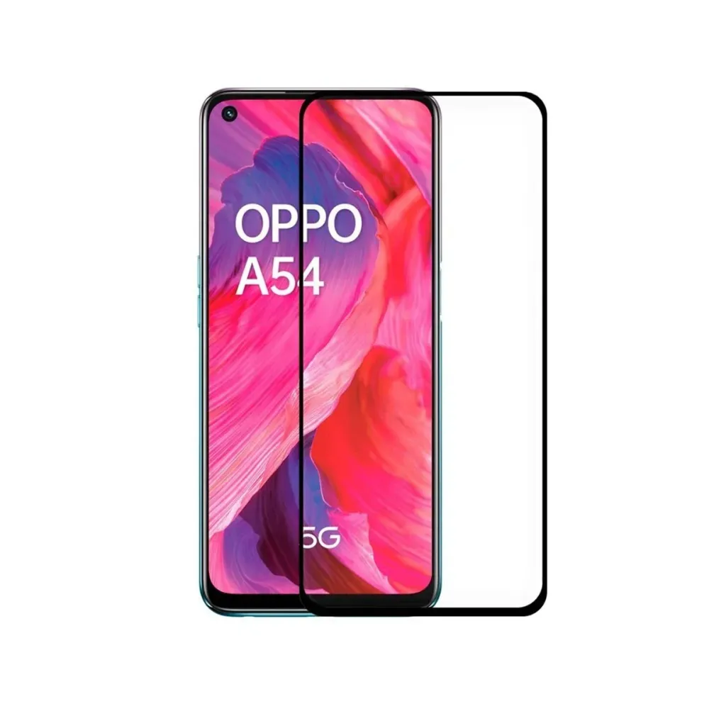 Película de Vidro Temperado Oppo A54 5G/A74 5G Preto
