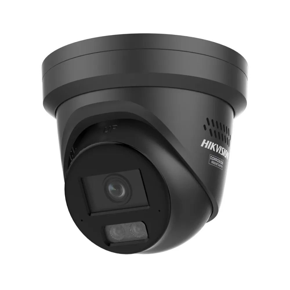 Câmara de Segurança IP Hikvision Pro Turret ColorVu 3.0 PoE 8MP 2.8mm Exterior IP67 - DS-2CD2387G3-LIS2UY/SL(2.8mm)/BLACK