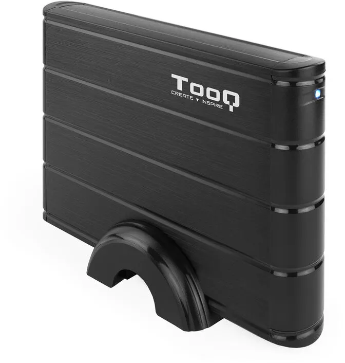 Caixa HDD Tooq 3.5" SATA LED USB 3.0 Preto