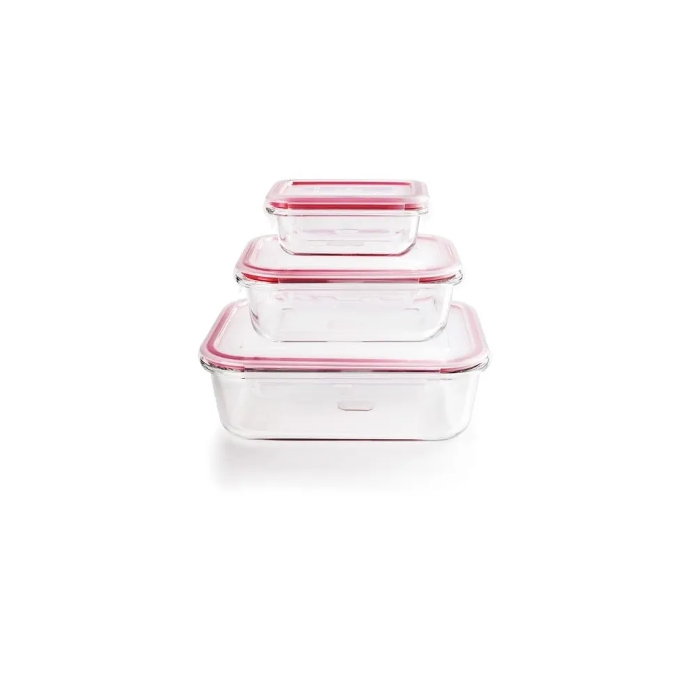 FIAMBREIRA IBILI 754750 SET 3 BOROSILICATO