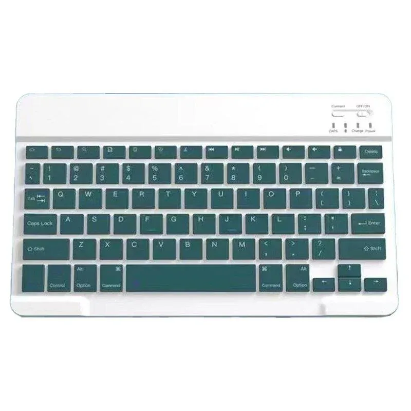 Teclado Royal Bailey Cs030 Bluetooth QWERTY Verde para iOS/Android/Windows