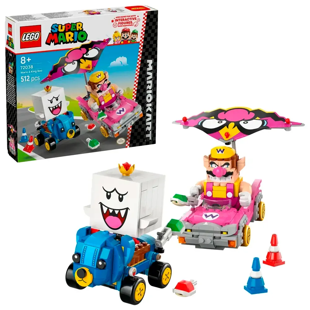 LEGO Super Mario Mario Kart™ - Wario e Rei Bu - 72038