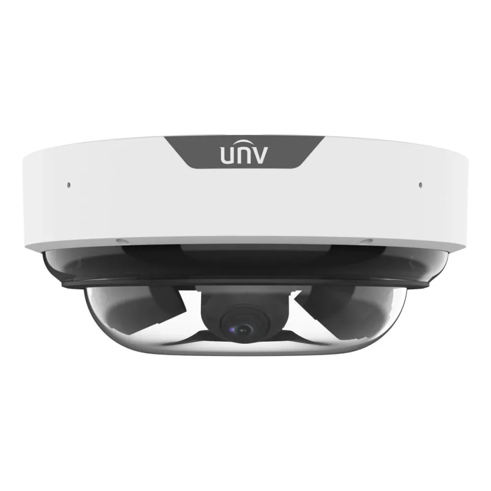 Câmara de Segurança IP Uniview Pro Dome MultiView 5MP 2.7-13.5mm PoE IP67 LightHunter Branca - IPC8645EA-ADZKM-I1