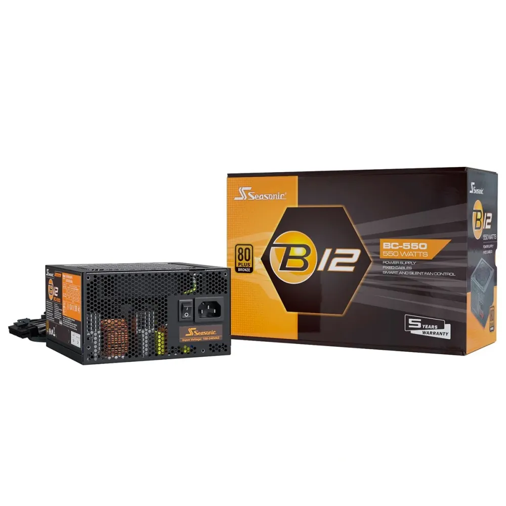 Fonte de Alimentação Seasonic B12 BC Series 650W 80+ Bronze