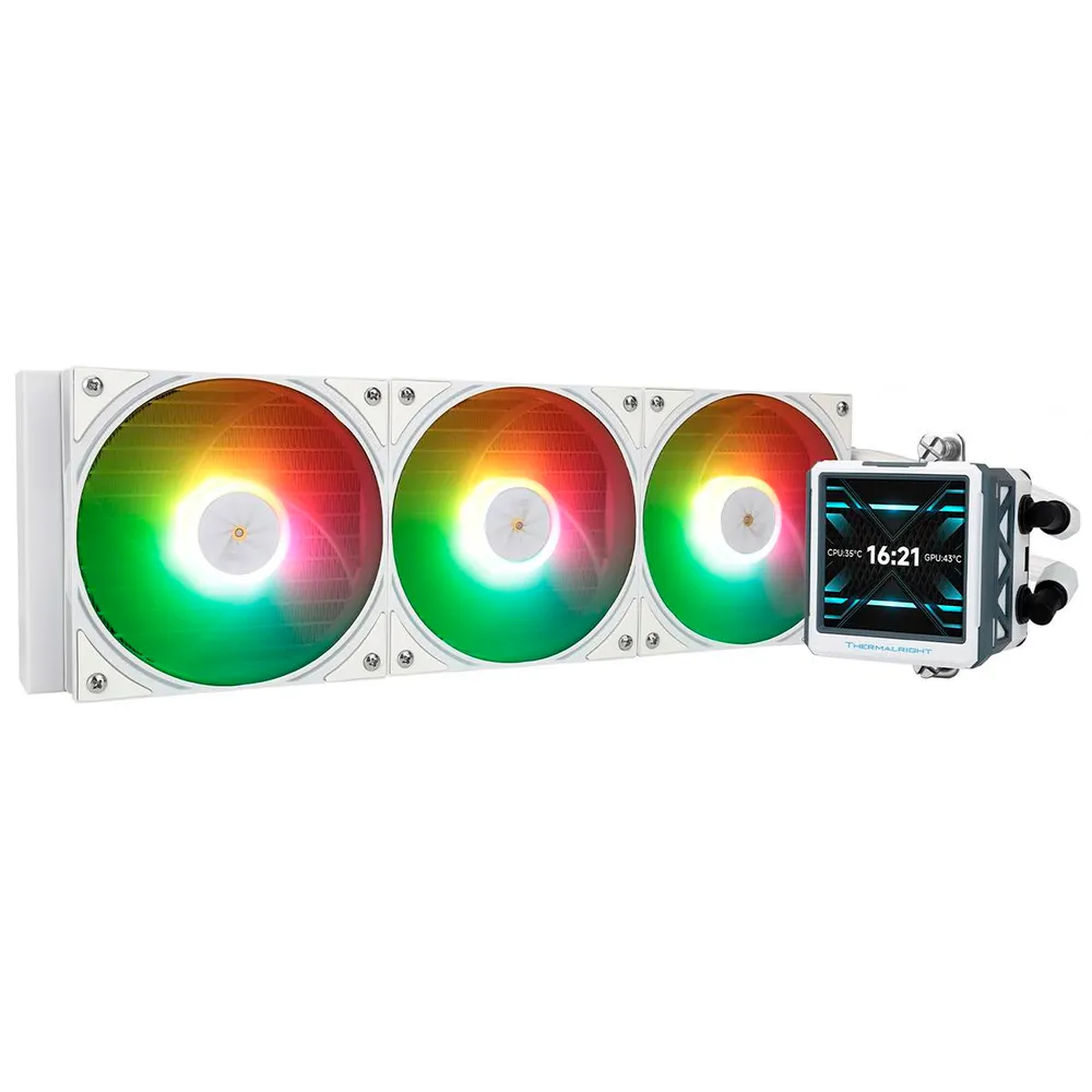 Water Cooler CPU Thermalright Frozen Warframe 360 Ultra ARGB All-In-One 360mm Branco