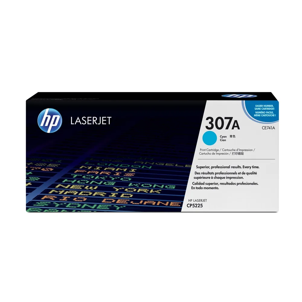 HP Color LaserJet CE741A Laser cartridge 7300páginas Ciano