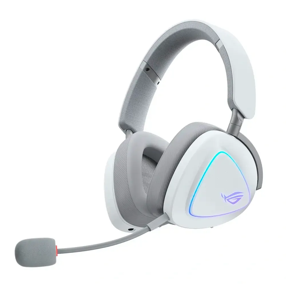Headset Asus ROG Delta II RGB Wireless/Bluetooth Branco